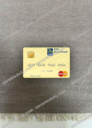 Tunisia RBC Royal Bank mastercard photolook front